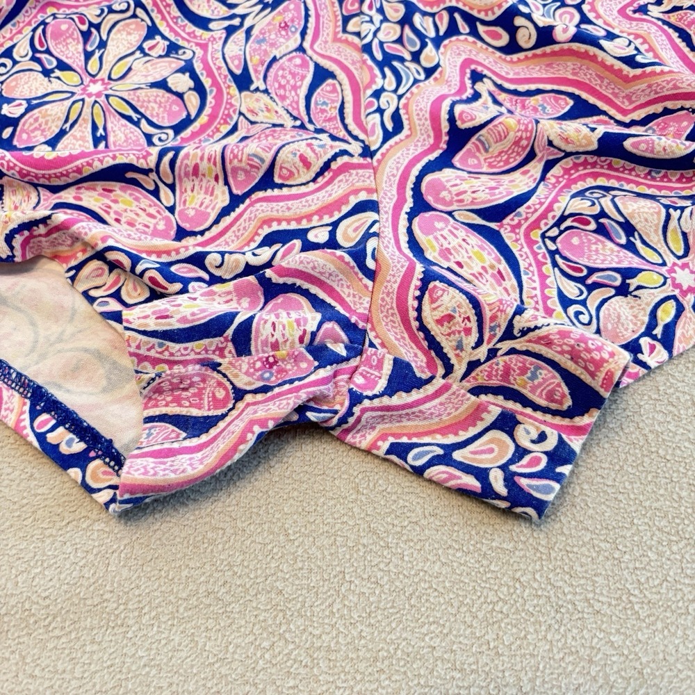 Stretch Knit Romper Lilly Pulitzer  Women's Lana Off Shoulder Can't Resist Print - Picture 10 of 15